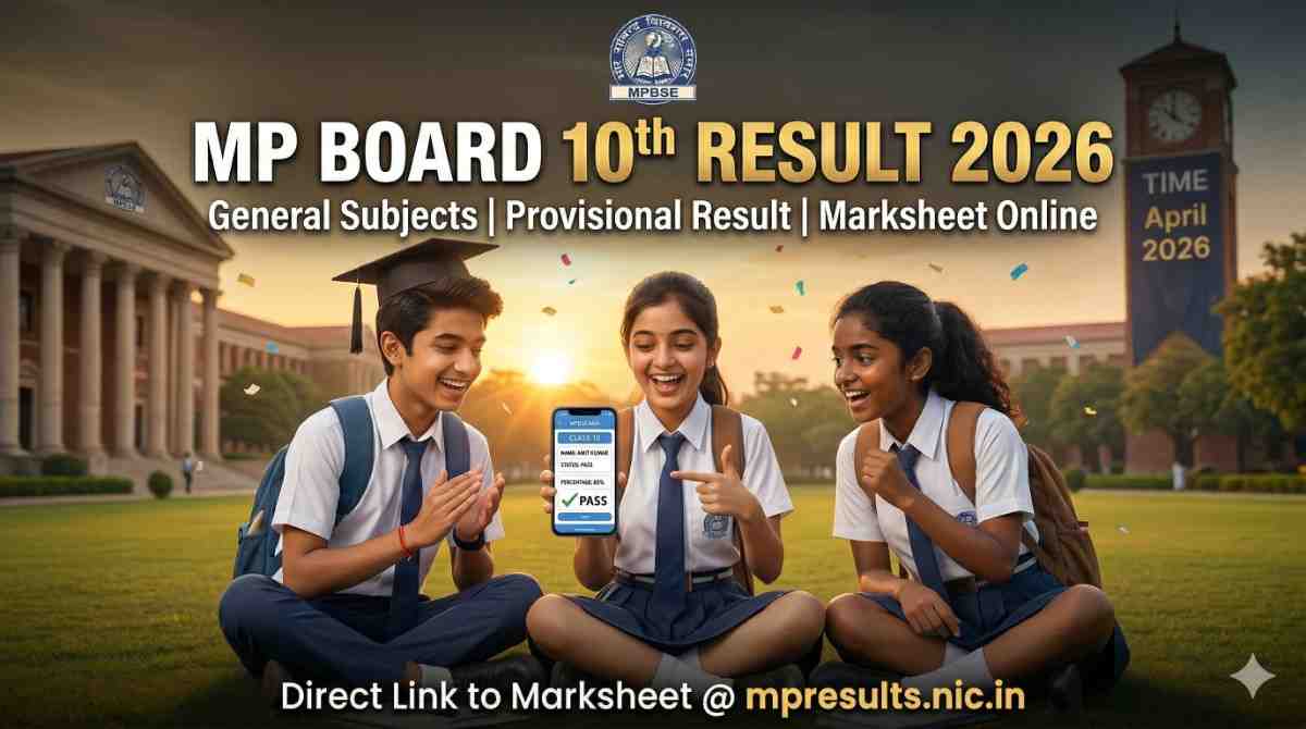 MP Board 10th Result 2026